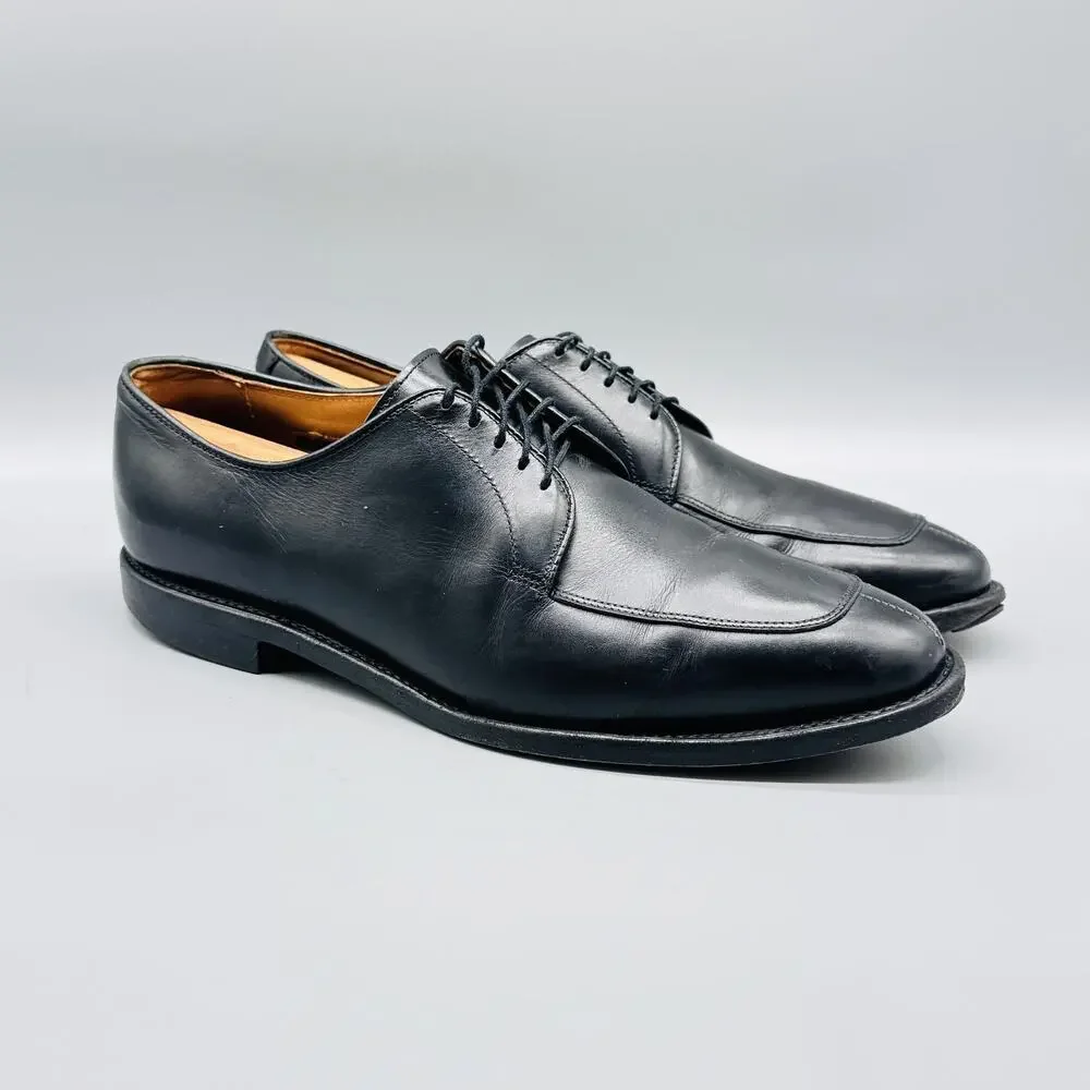 Allen Edmonds Shoes Men 10 Black Delray Leather Dress Oxford Casual Comfort USA